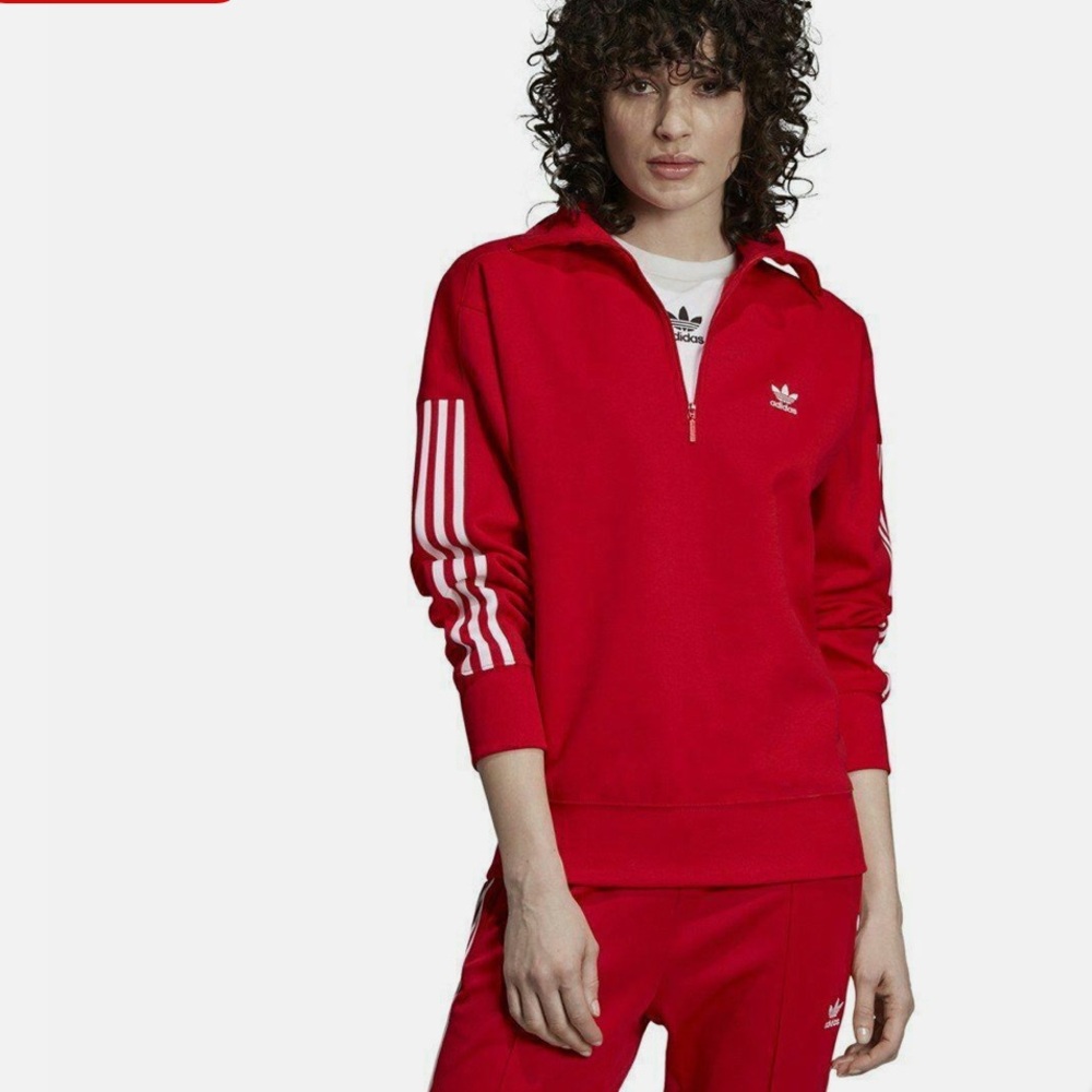 Adidas Women's Lock Up 1/2 Zip Sweatshirt